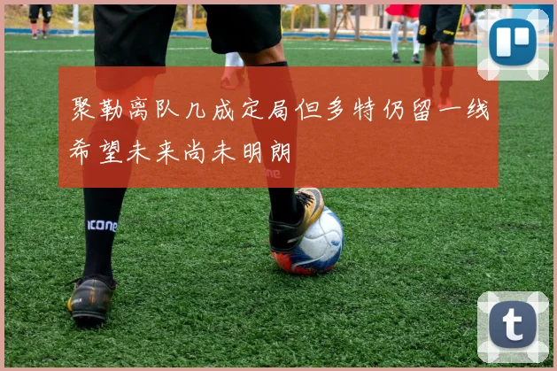聚勒离队几成定局但多特仍留一线希望未来尚未明朗